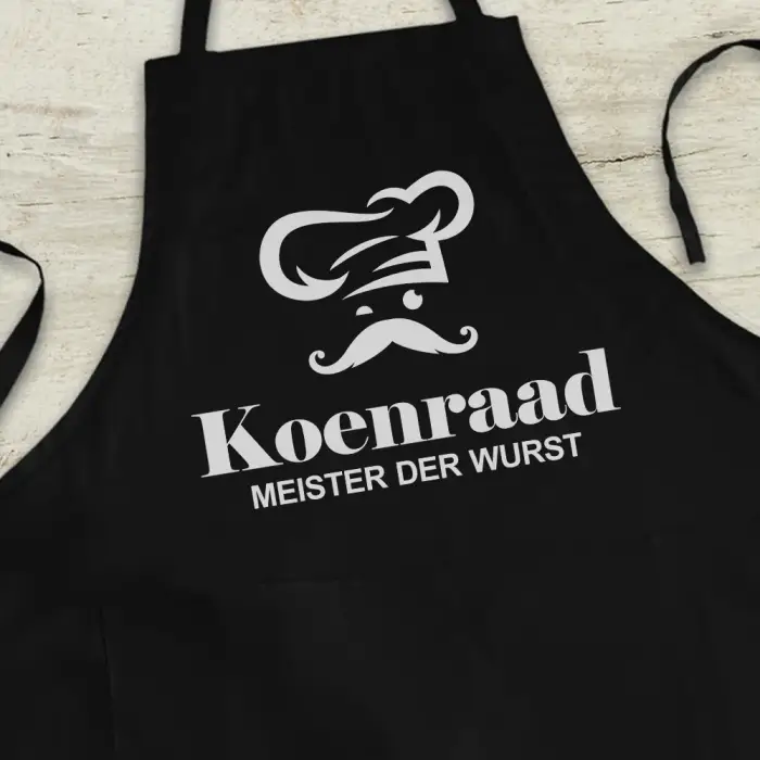 Personalisierte Küchenschürze - Fleischmeister