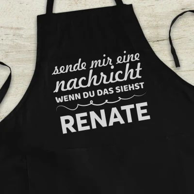 Personalisierte Küchenschürze - Wenn du das siehst, bring mir ein Bier
