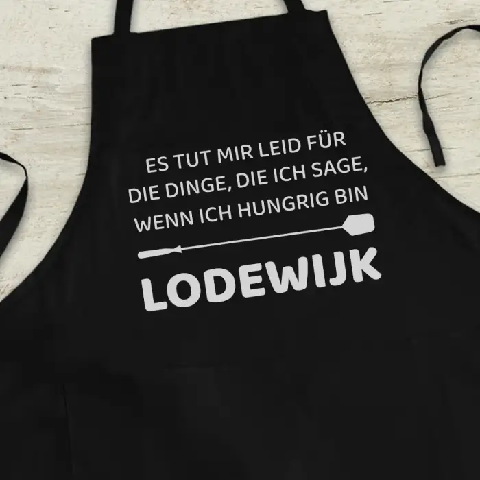 Personalisierte Küchenschürze - Mit Nachricht