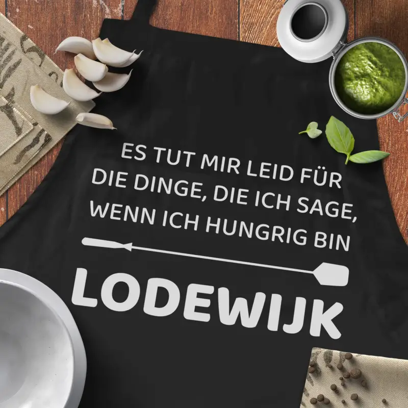 Personalisierte Küchenschürze - Mit Nachricht