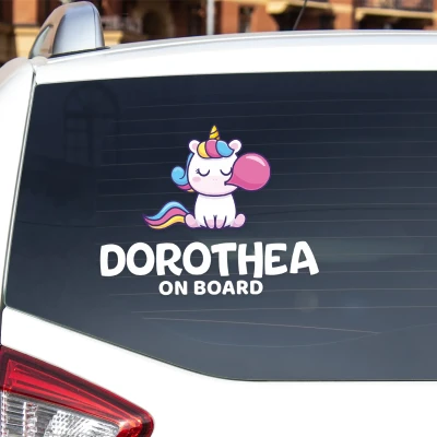 Autoaufkleber - Einhorn