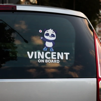 Autoaufkleber - Panda