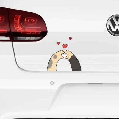 Autoaufkleber - Katzenpfoten