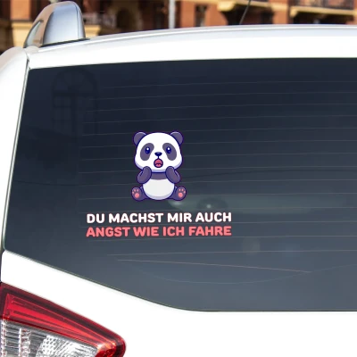 Autoaufkleber - Lustiger Panda