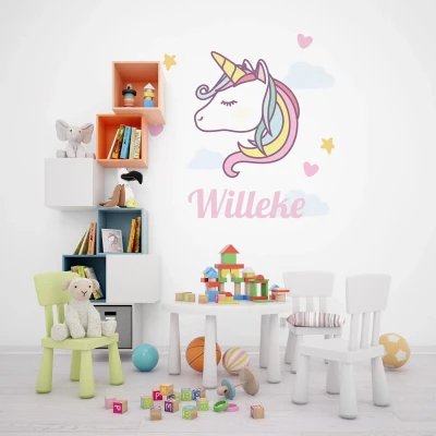 Kinderzimmer Aufkleber Einhorn