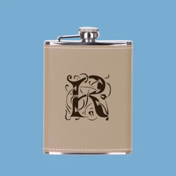 Personalisierte Taschenflaschen aus Eco-Kunstleder