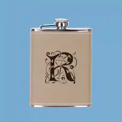 Taschenflasche – Initiale Deco
