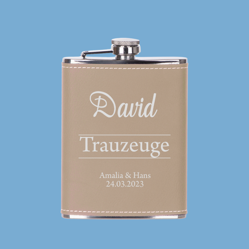 Taschenflasche – Trauzeuge