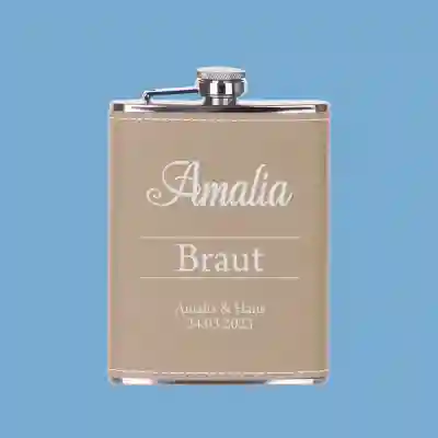 Taschenflasche – Braut