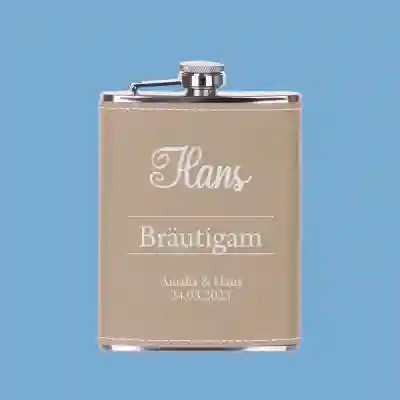 Taschenflasche – Bräutigam