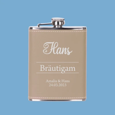 Taschenflasche – Bräutigam