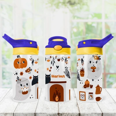 Flaschen für Kinder - Halloween-Figuren