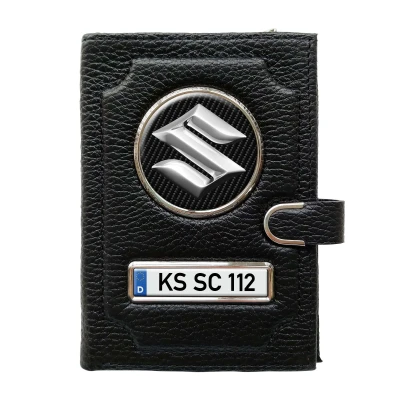 Geldbörse mit Geldfach mit Clip - Suzuki Silver