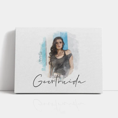 Leinwandbilder - Aquarellfarben