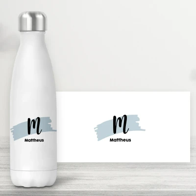 Personalisierte Flasche - mit deinem Initial und Namen