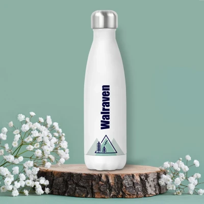 Personalisierte Flasche - Berg