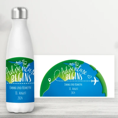 Personalisierte Flasche - Erde