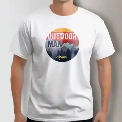 Personalisiertes Herren T-Shirt - Outdoor-Mann