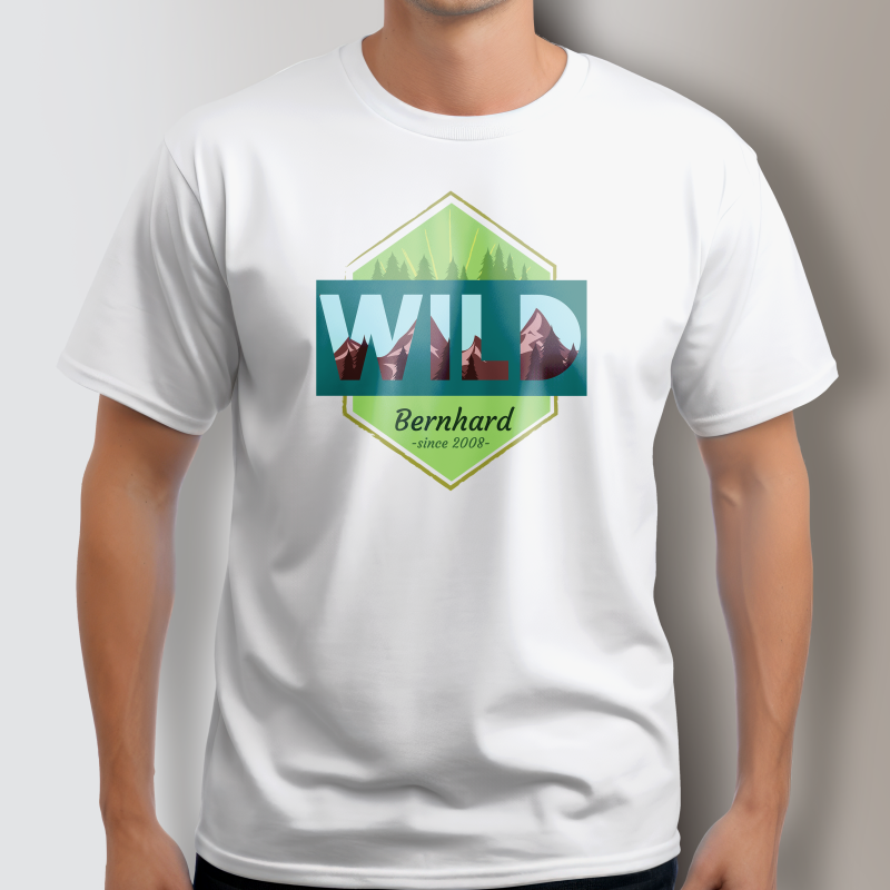 Personalisierte T-Shirt - Wild