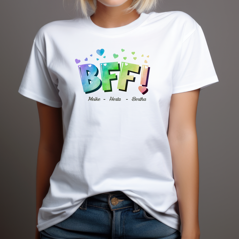 Personalisiertes T-Shirt - BFF