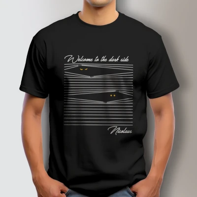 Personalisierte T-Shirt - Fledermausauge