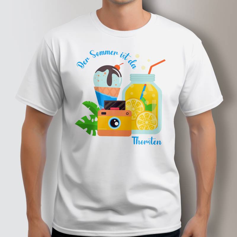 Personalisierte T-Shirt - Summer is here