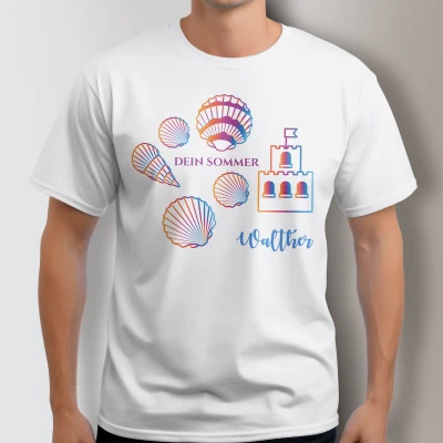 Personalisierte T-Shirt - Dein Sommer