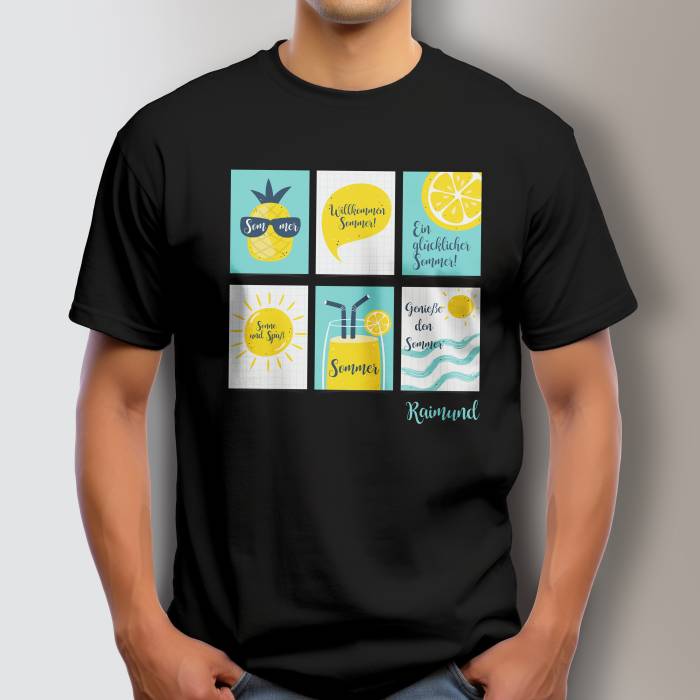 Personalisiertes Herren T-Shirt - Sun & Fun