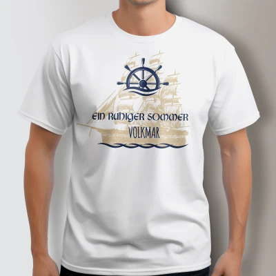 Personalisierte T-Shirt - Ein sanfter Sommer