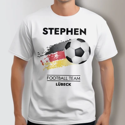 Personalisierte T-Shirt - Fußball