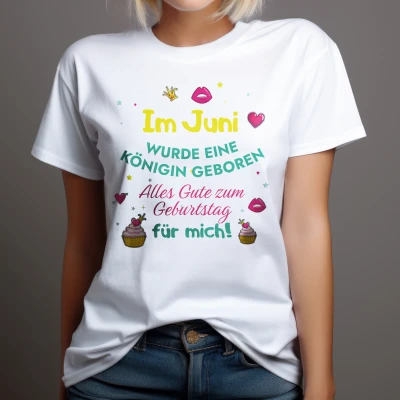 Personalisierte T-Shirt - Eine Königin
