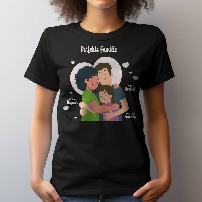 Personalisierte T-Shirt - Perfekte Familie