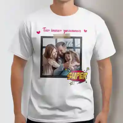 Personalisiertes Damen-T-Shirt - Für immer zusammen