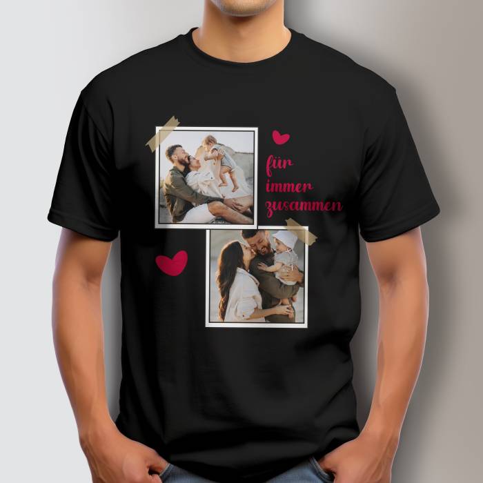 Personalisiertes Damen-T-Shirt - Zusammen für immer
