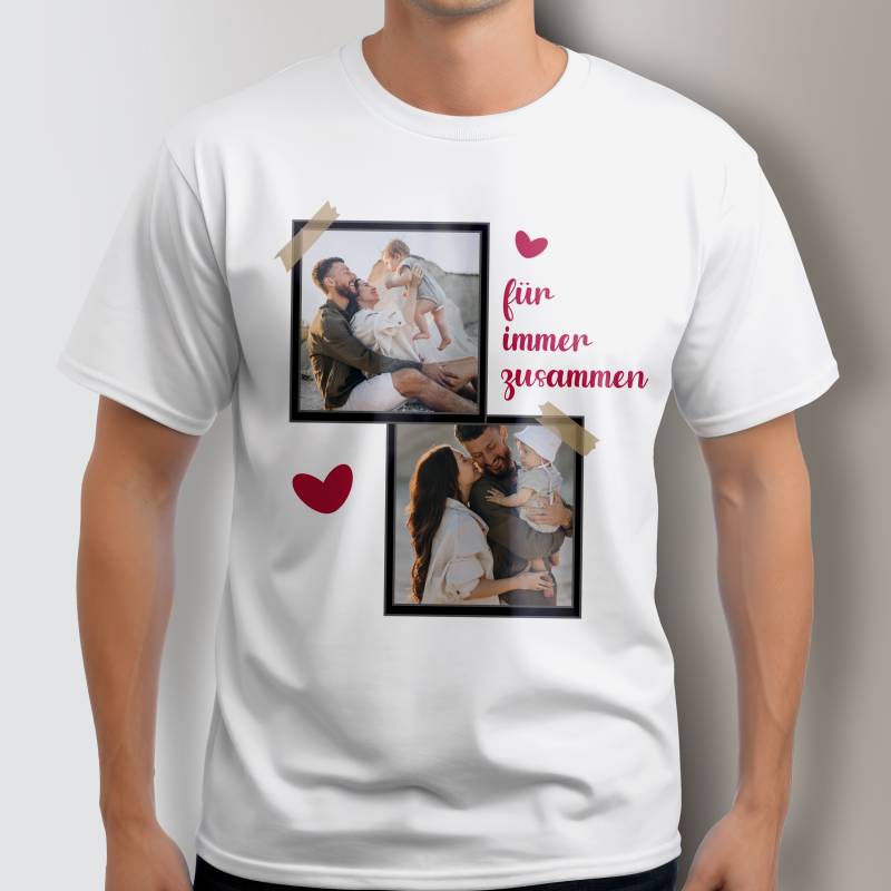 Personalisiertes Damen-T-Shirt - Zusammen für immer