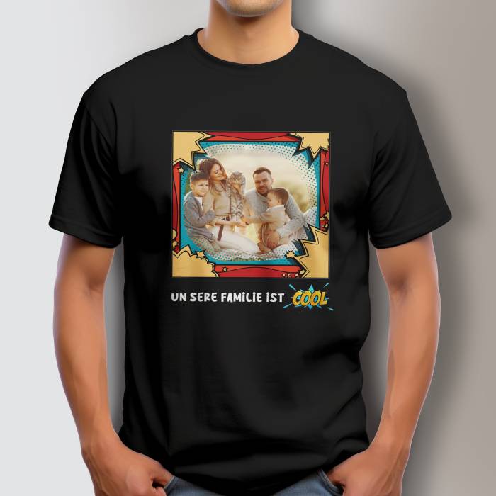 Personalisiertes Herren T-Shirt - Unsere Familie