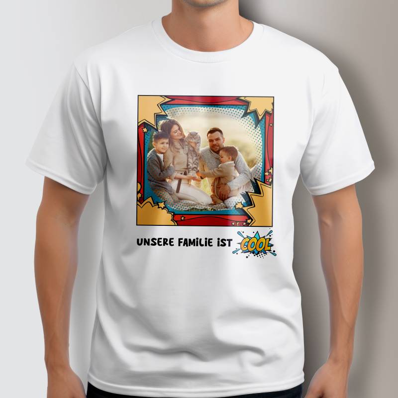 Personalisiertes Herren T-Shirt - Unsere Familie