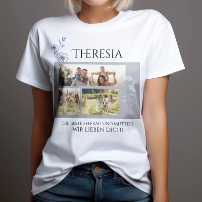 Personalisierte T-Shirt - Beste Ehefrau und Mutter