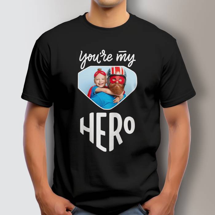 Personalisiertes Herren T-Shirt - Du bist mein Held