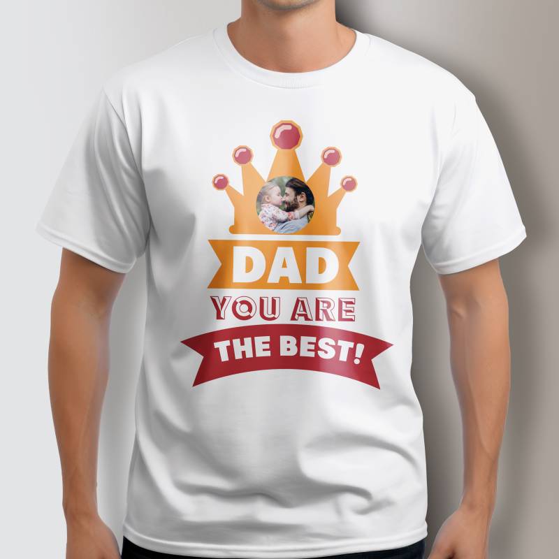 Personalisiertes Herren T-Shirt - Papa, du bist der Beste