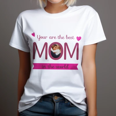 Personalisierte T-Shirt - Du bist die beste Mama