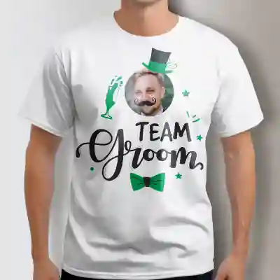 Personalisiertes T-Shirt für den Junggesellenabschied - Team Bräutigam