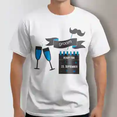 Personalisiertes T-Shirt für den Junggesellenabschied - Für den Bräutigam