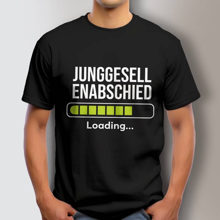 Personalisiertes T-Shirt für den Junggesellenabschied - Lädt...