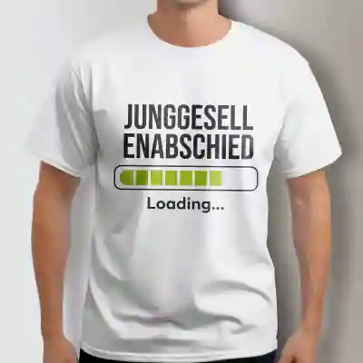 Personalisiertes T-Shirt für den Junggesellenabschied - Lädt...