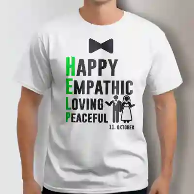 Personalisiertes T-Shirt für den Junggesellinnenabschied - HILFE