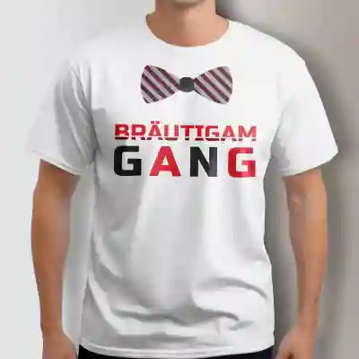 Personalisiertes T-Shirt für den Junggesellenabschied - Bräutigamsgruppe