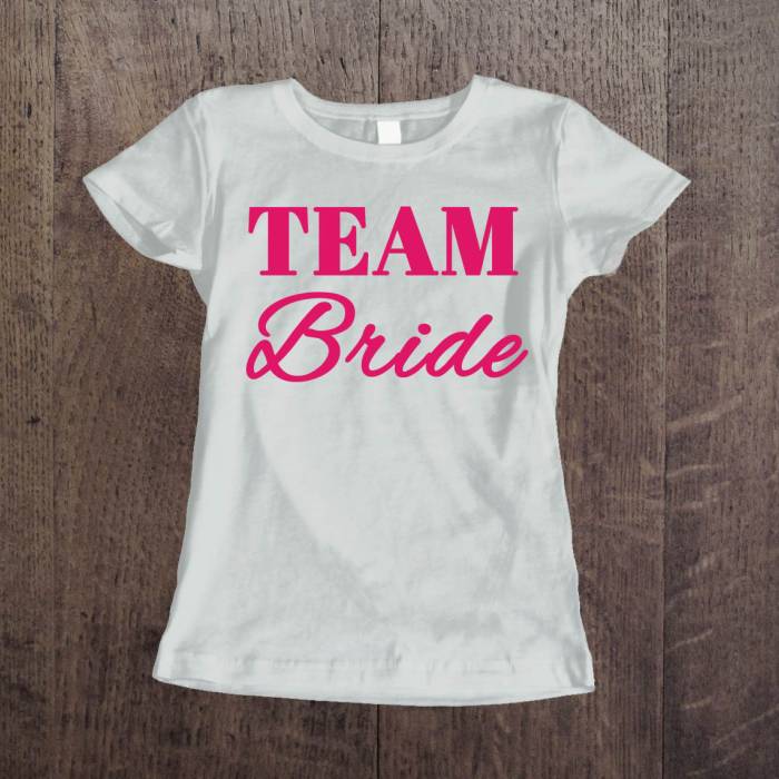 Personalisierte T-Shirt für den Junggesellinnenabschied – Mädels der Braut