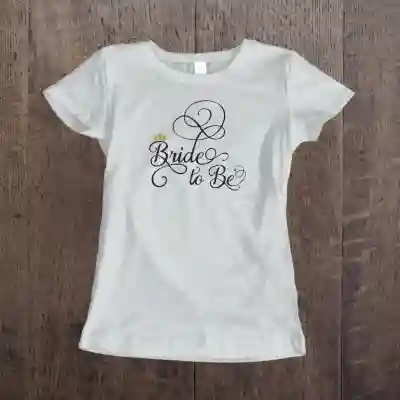 Personalisiertes T-Shirt für den Junggesellinnenabschied – Zukünftige Braut
