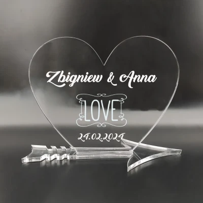Personalisierte Trophäe - Liebe